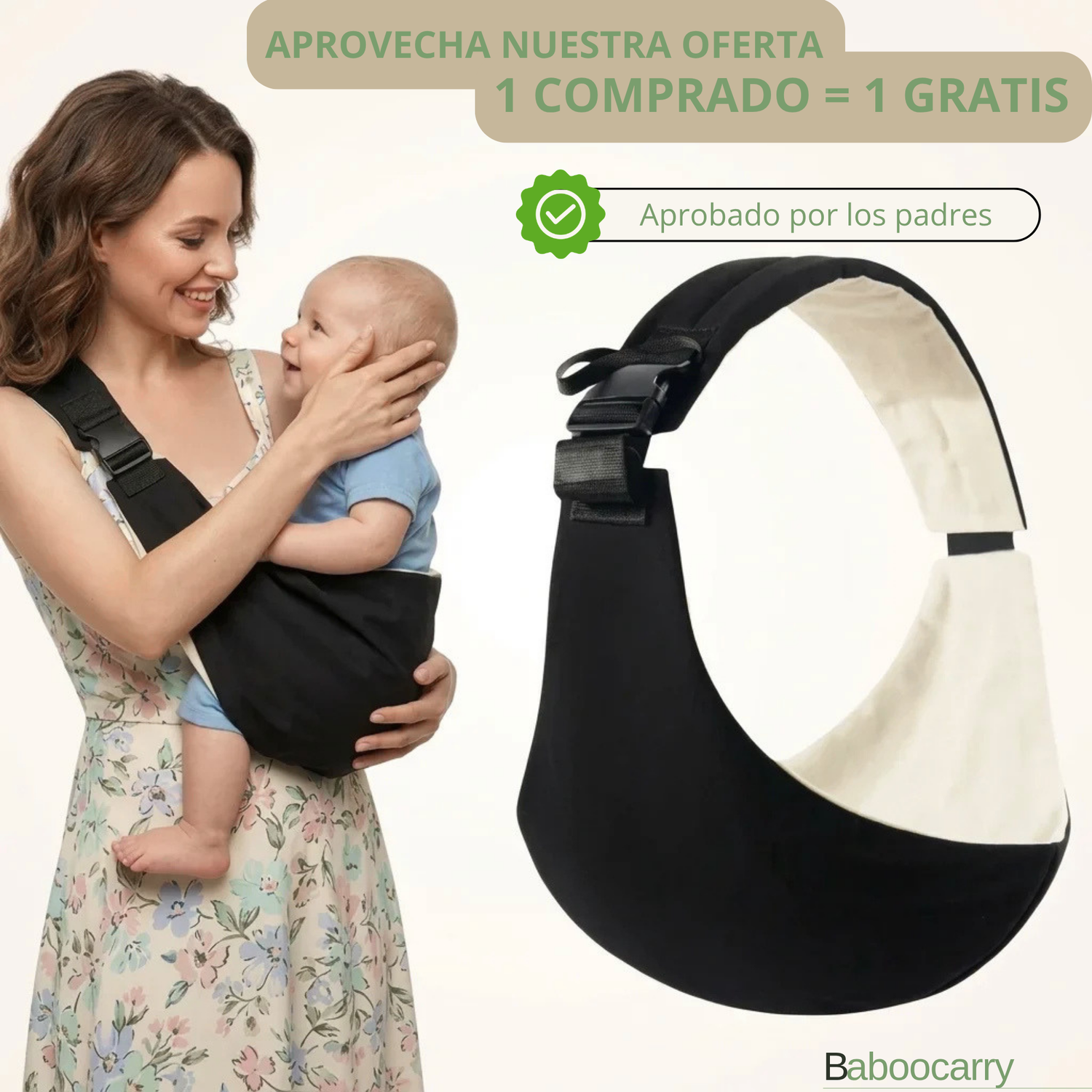 Porte-Bébé Hanche Physiologique — Mains Libres en 10 Secondes